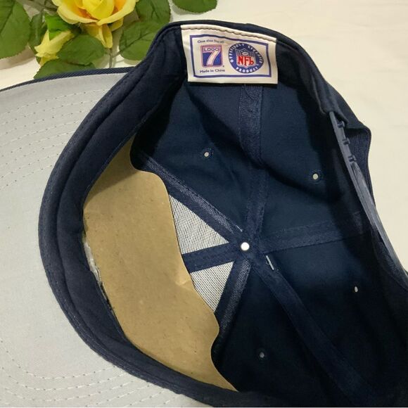 New VINTAGE Green Bay Hat Cap Snap Back Blue Super Bowl Football Mens 90s - Picture 3 of 8